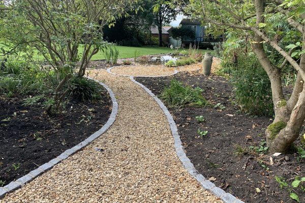 Garden border photograph for garden advice and planning