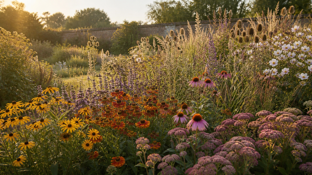 Garden advice and planting image for Applying this advice in a real UK garden