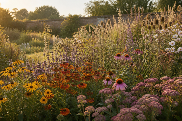 Garden advice and planting image for Applying this advice in a real UK garden